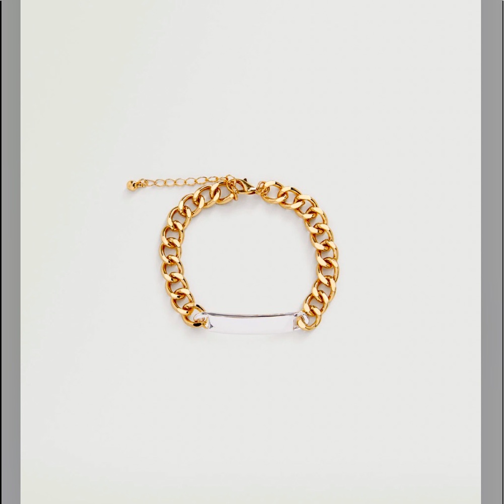 Link metal bracelet
